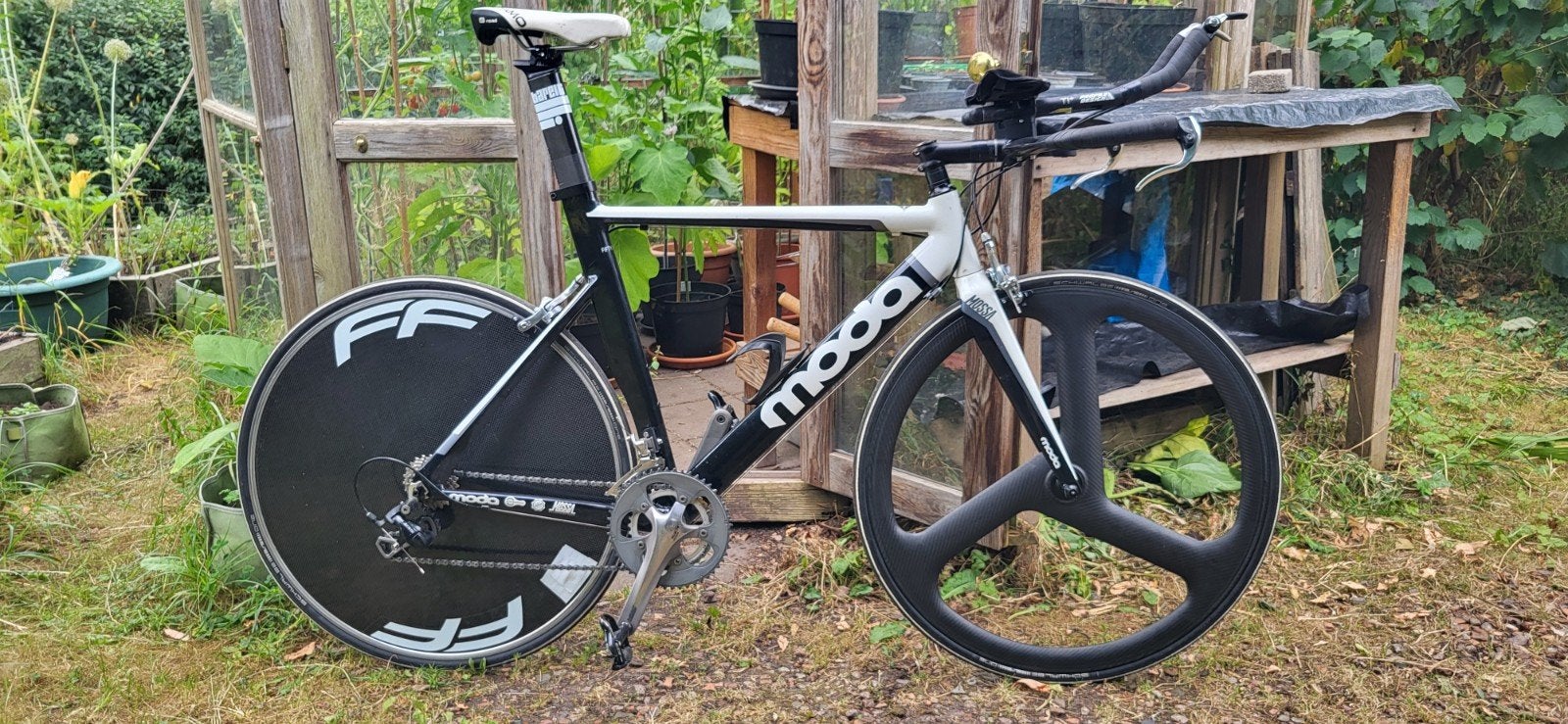 Moda tijdritfiets maat 57, Zo goed als nieuw, 57 tot 61 cm, Meer dan 20 versnellingen, Ophalen
