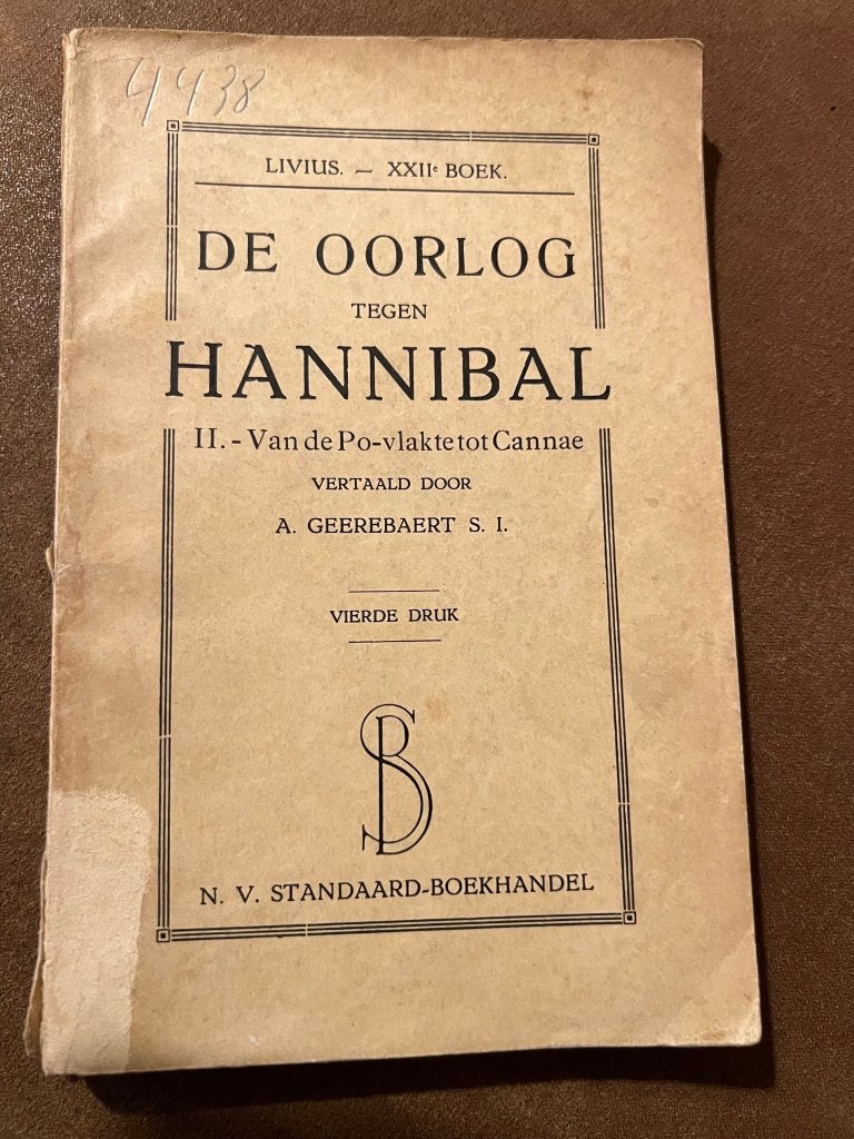 De oorlog tegen Hannibal - Livius XXIIe boek / II. Van de Po, Boeken, Gelezen, België, Livius, Ophalen of Verzenden