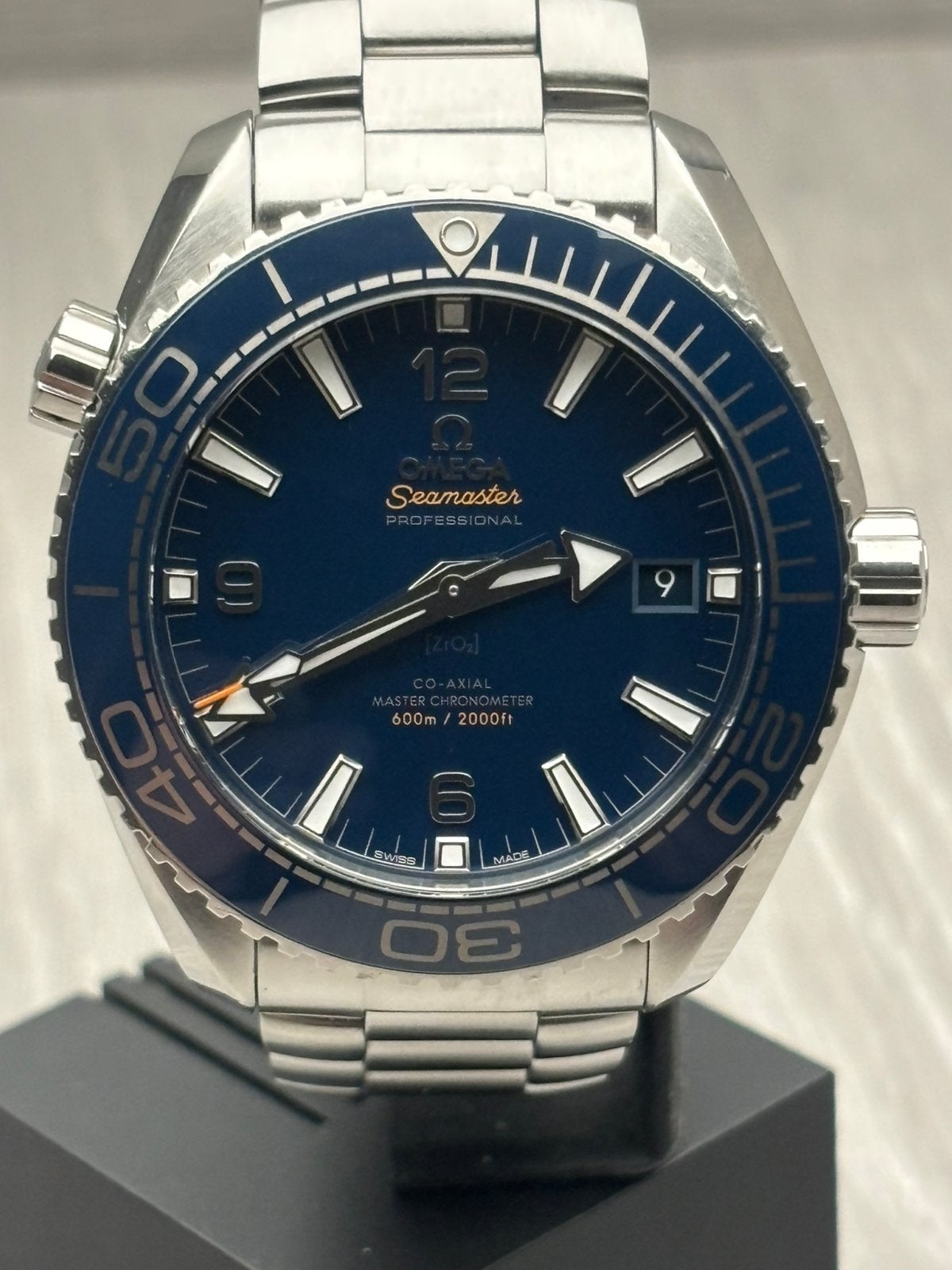 Omega Seamaster Planet Ocean 600M (full set), Ophalen of Verzenden, Zo goed als nieuw, Staal, Omega