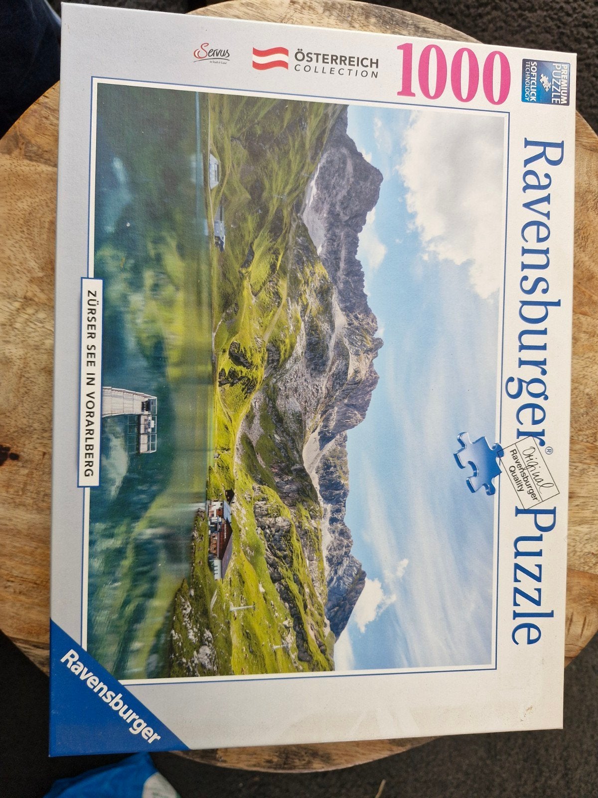 Ravensburger Legpuzzel 1000 stukjes Zürser See Oostenrijk, Ophalen of Verzenden