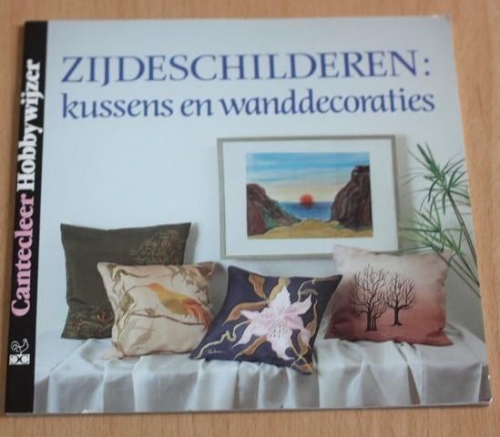 Zijdeschilderen kussens en woondecoraties chw36, Ophalen of Verzenden, Zo goed als nieuw, Tekenen en Schilderen