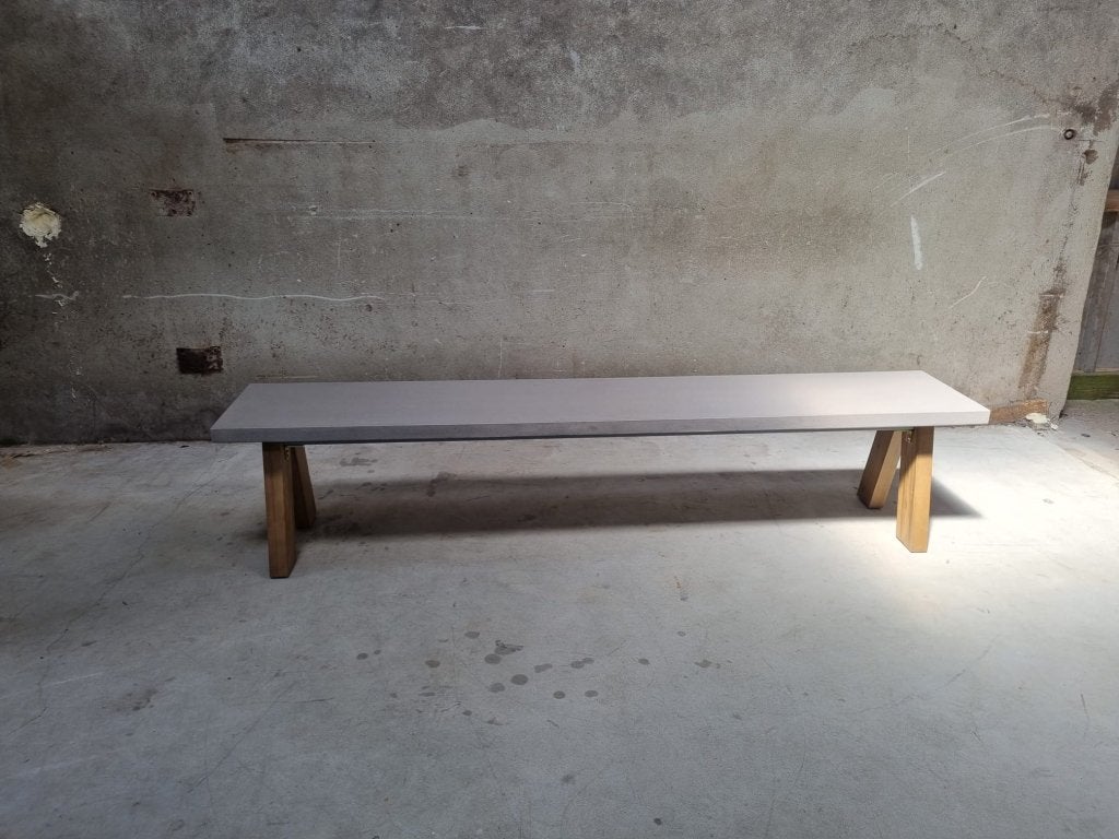 Wakefield eettafelbank Vic 215 cm Light teak Hout, Niet ingevuld, Niet ingevuld, Niet ingevuld