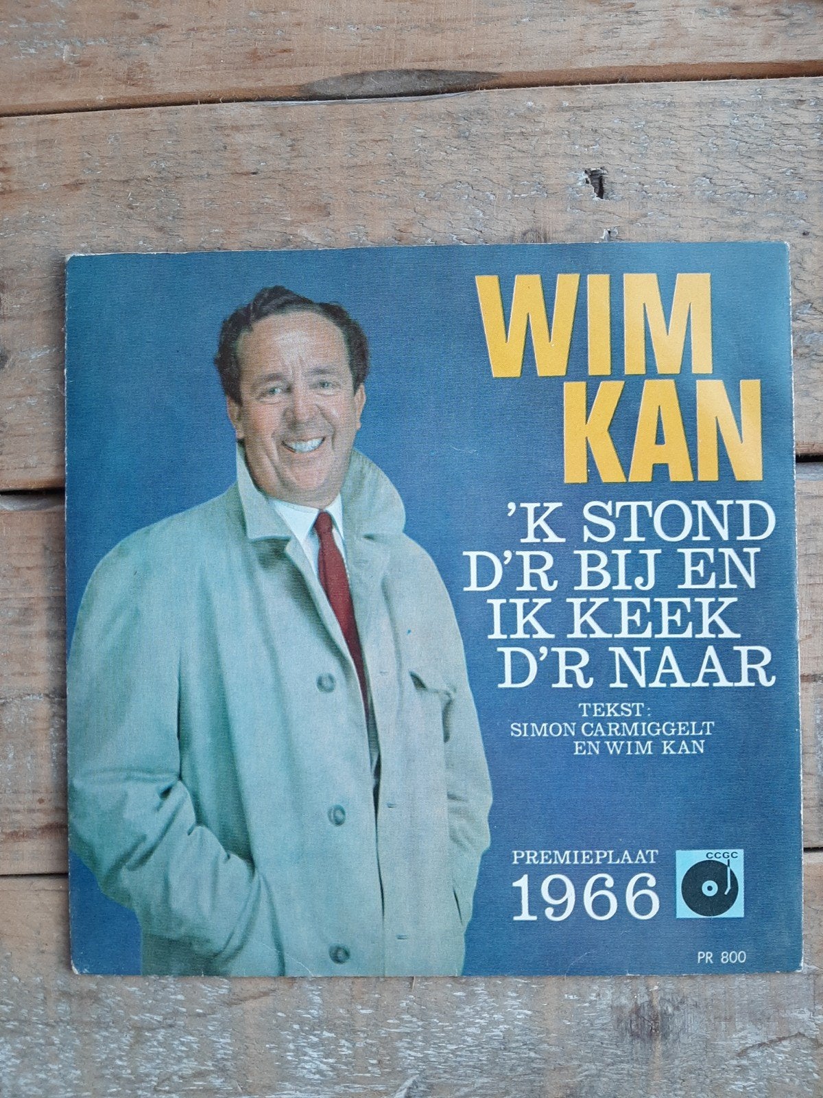 Wim Kan Corry Vonk premie single 1966, Ophalen of Verzenden, Gebruikt, Cd of Plaat