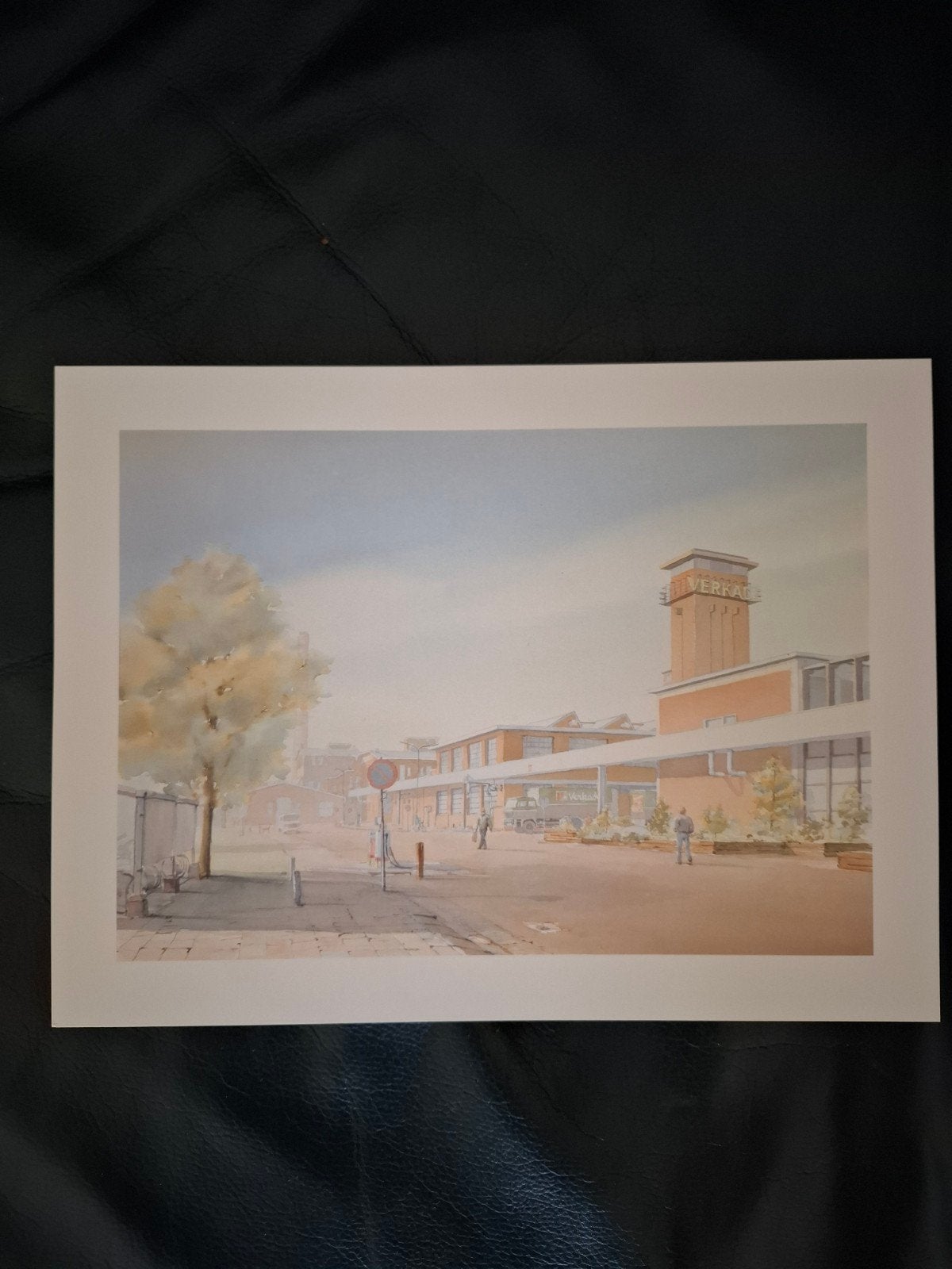 Aquarellen Verkade Jan Groenhart 1986, Ophalen