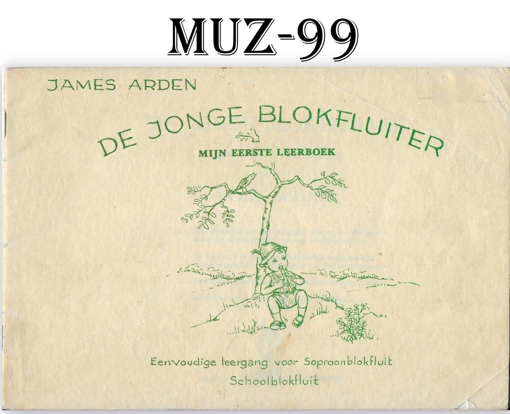 Muz99 bladmuziek De jonge Blokfluiter, Gebruikt, Ophalen of Verzenden, Artiest of Componist, Piano
