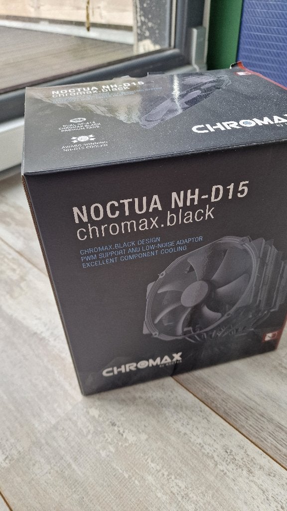 Noctua NH-D15 chromax.black, Ophalen, Zo goed als nieuw, Luchtkoeling