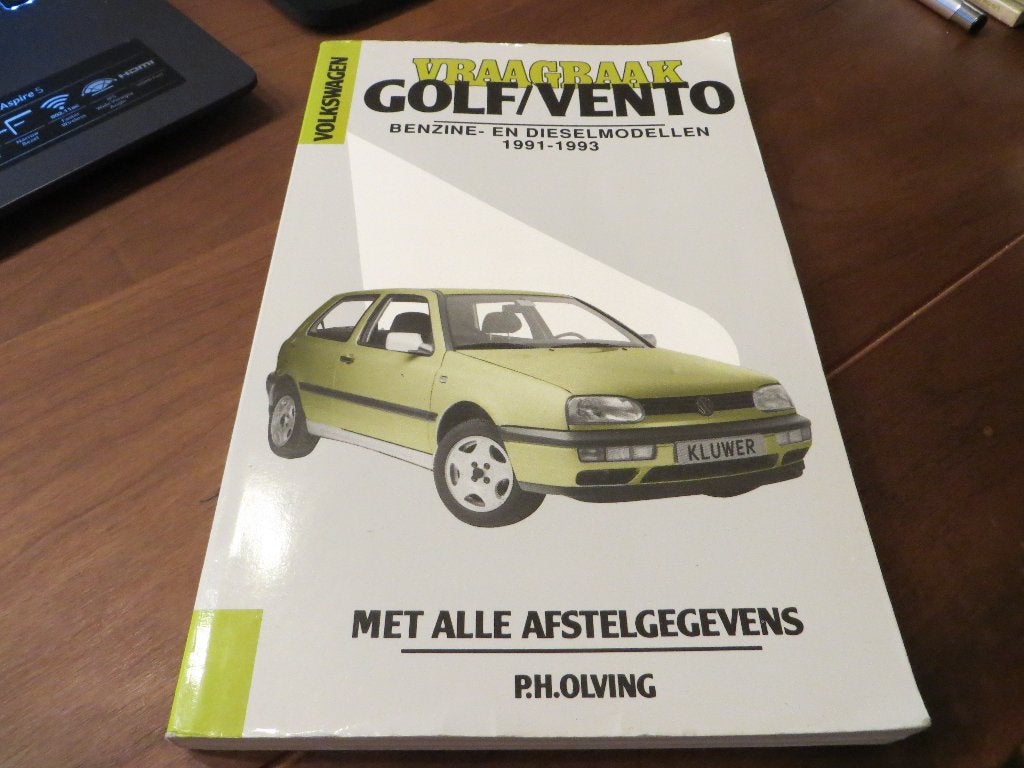 Vraagbaak Volkswagen Golf, Golf GTi, VW Vento +diesel '91-93, Ophalen of Verzenden