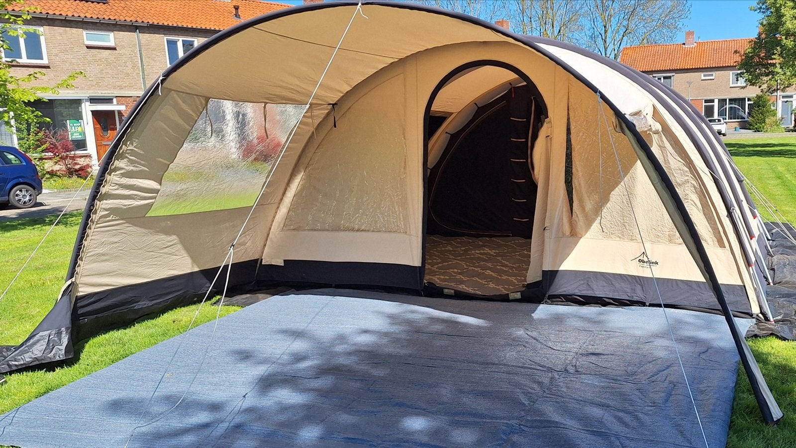 Obelink Familia 6 Tent - Recent geïmpregneerd, Caravans en Kamperen, Tenten, tot en met 6, Gebruikt, Ophalen