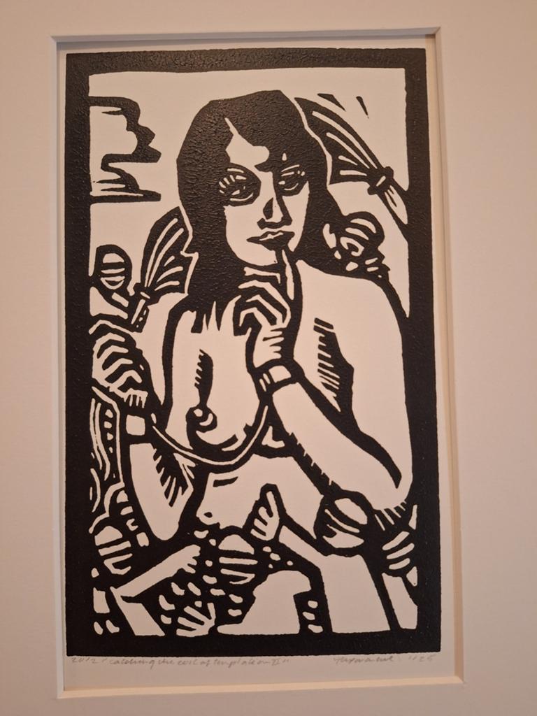 Houtsnede naakt van Frans Masereel - Gesigneerd en Genummerd, Antiek en Kunst, Ophalen of Verzenden