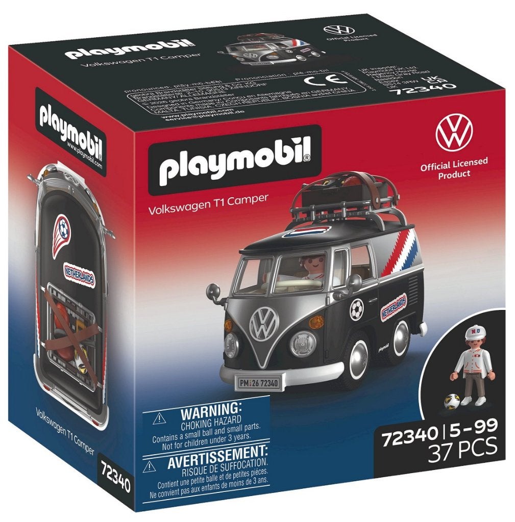 PLAYMOBIL Cars 72340 VW T1 Camper NL editie 37dlg, Ophalen of Verzenden, Nieuw, Complete set