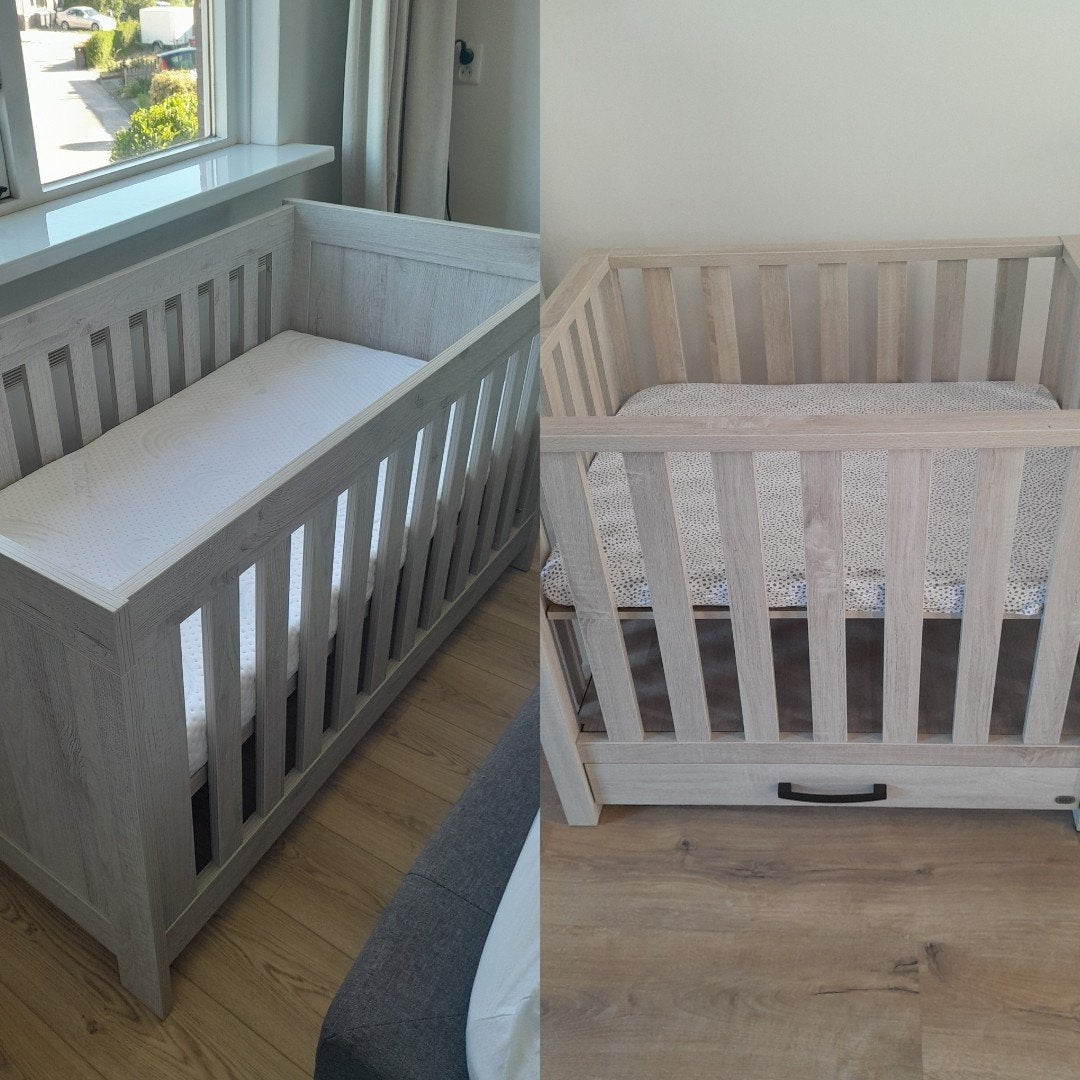 Ledikant/mee groei bed en Box samen voor 300 euro, Kinderen en Baby's, Kinderkamer | Complete kinderkamers, Ophalen, Jongetje of Meisje