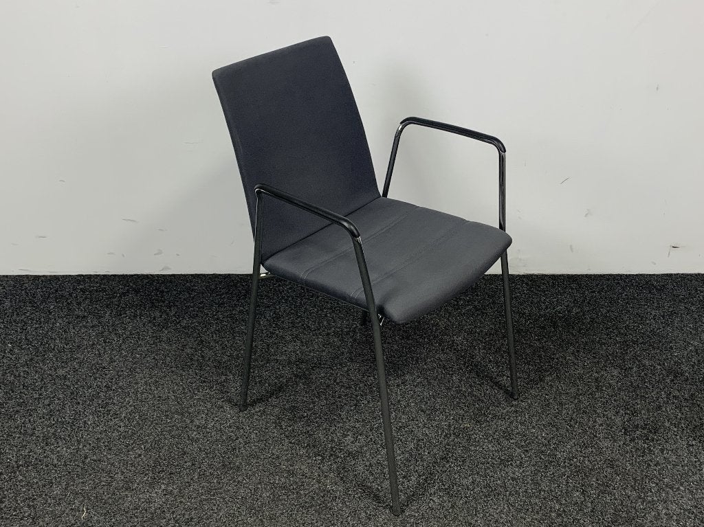 Wiesner Hager Stoel - Lichtgrijze Stof 25115, Ophalen, Gebruikt, Eén, Stof