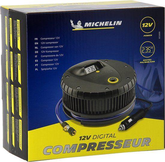 Michelin Compressor met geïntegreerde manometer, 6 tot 10 bar, Nieuw, Ophalen of Verzenden, Minder dan 200 liter/min