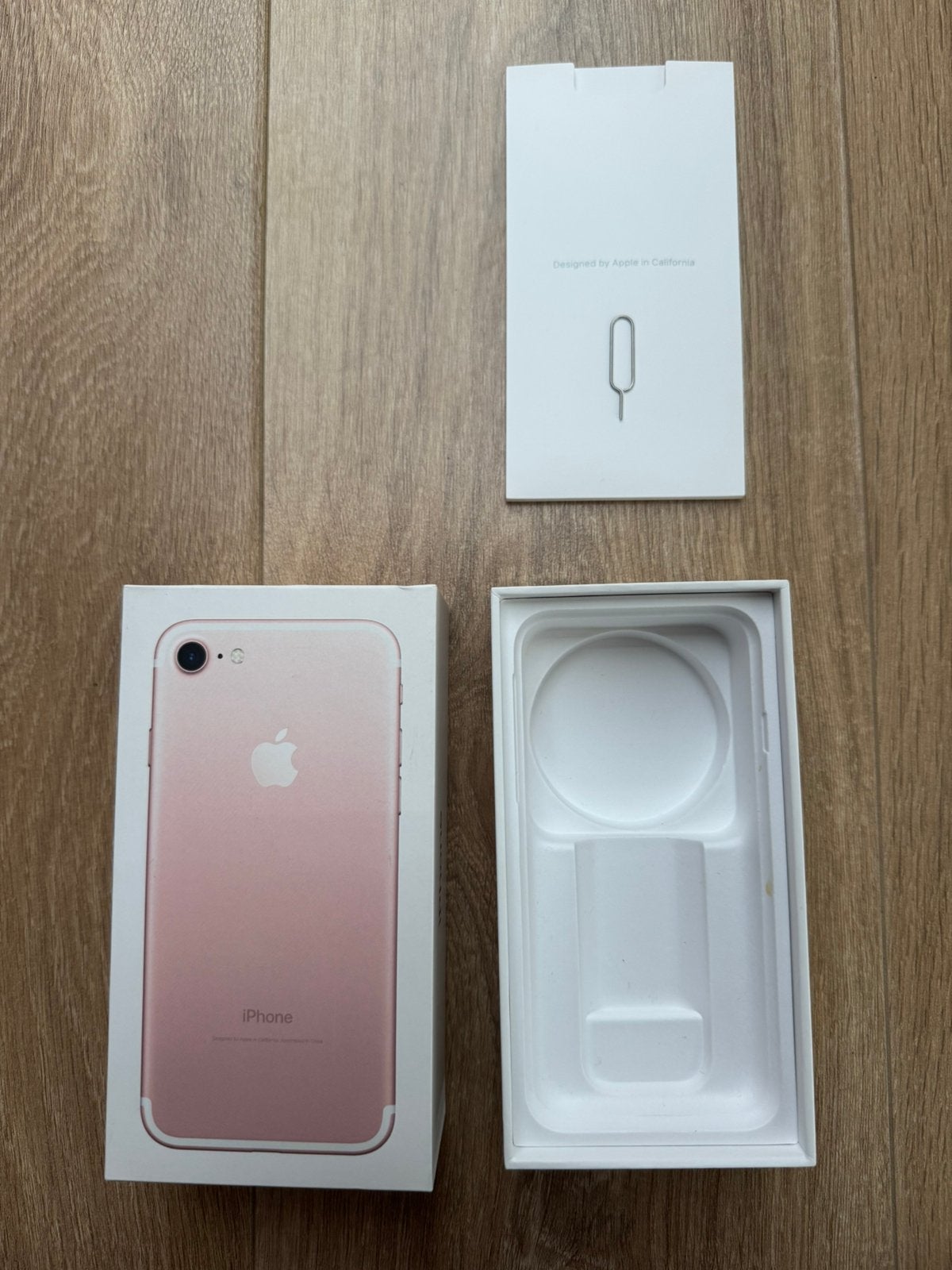 Leeg iPhone 7 Rose Gold 32gb doosje, Telecommunicatie, Ophalen of Verzenden, Zo goed als nieuw, Roze, IPhone 7