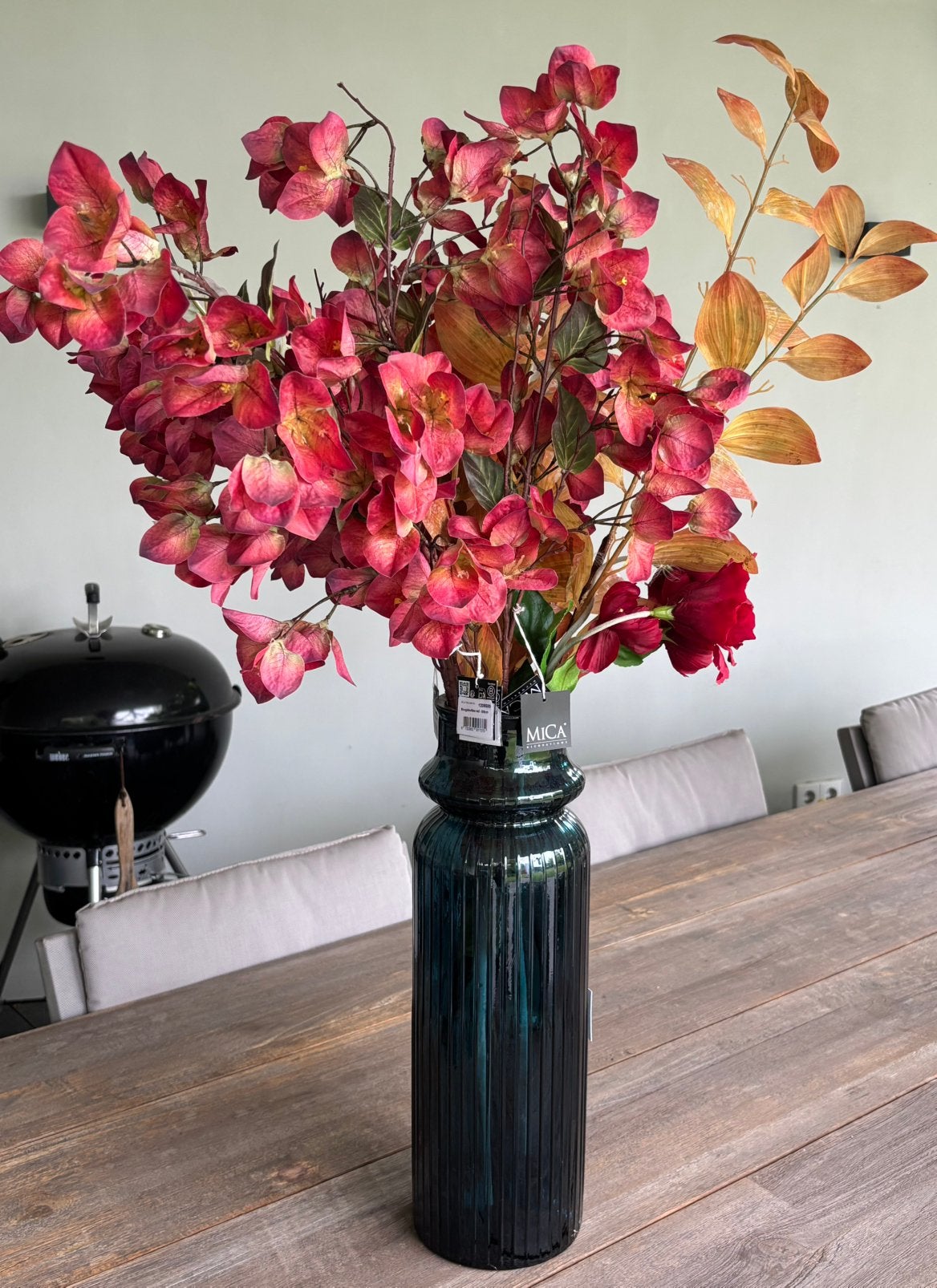 Nieuw kunstbloemen en nieuwe vaas, Ophalen, Nieuw, Binnen