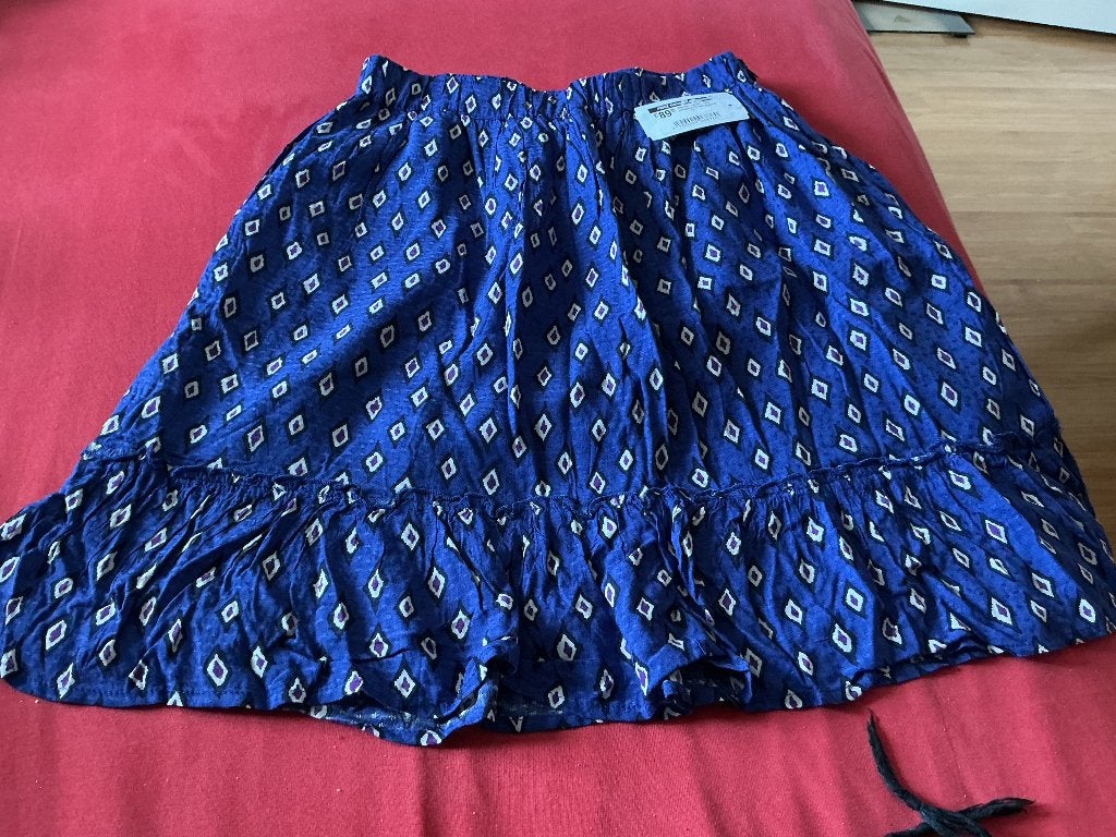 Nieuw blauw/wit rokje van Wanderlust. Maat S, Wanderlust, Blauw, Nieuw, Ophalen of Verzenden