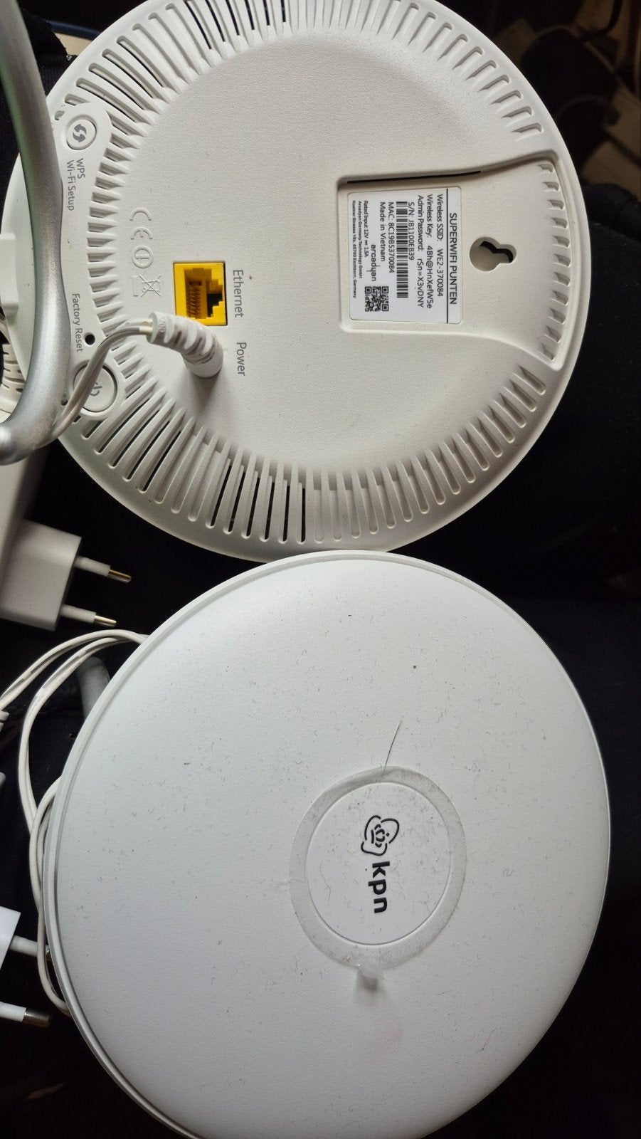 KPN SuperWifi Punten - Set van 2, Ophalen, Zo goed als nieuw, Router, KPN