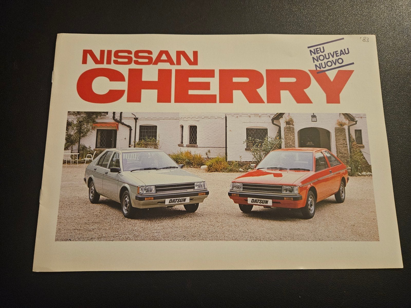 Brochure Nissan Cherry 1983, Ophalen of Verzenden, Zo goed als nieuw, Nissan