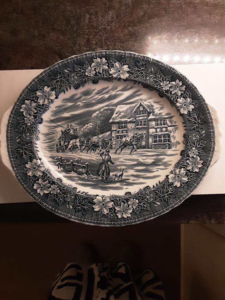 Royal Tudor Ware serveerschaal, Ophalen of Verzenden