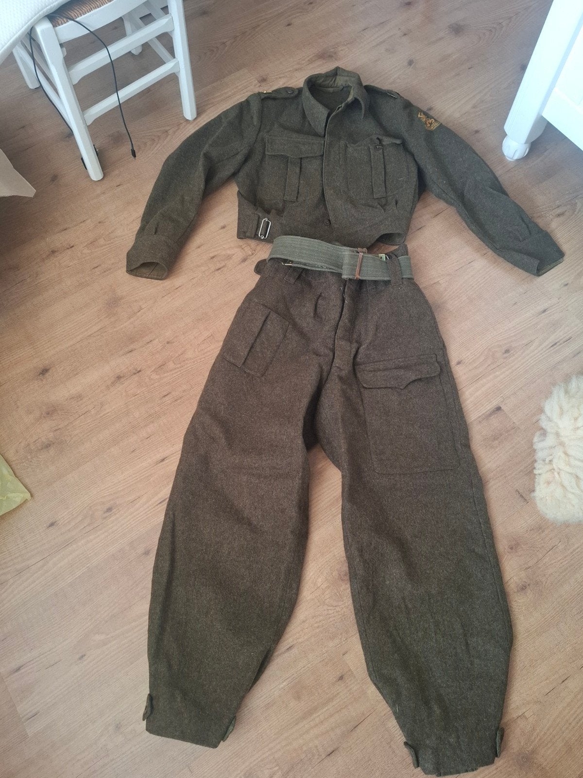 Vintage Nederlands legerpak - Landmacht uniform, Verzamelen, Ophalen of Verzenden, Landmacht, Nederland, Kleding of Schoenen