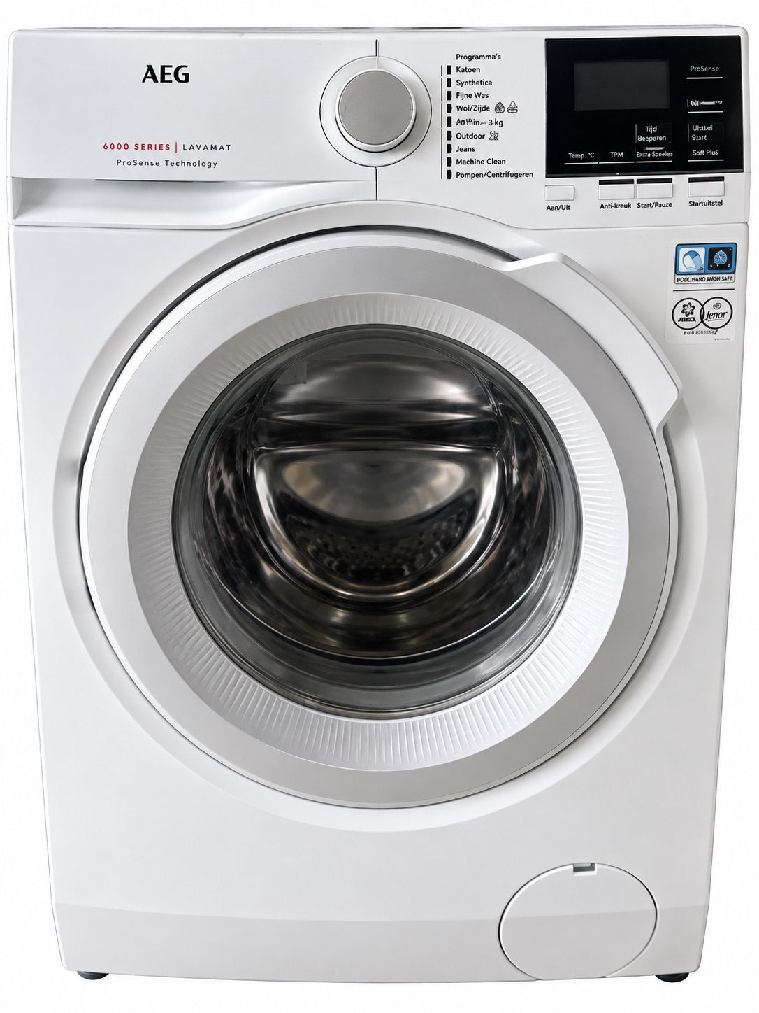 AEG 6000 Series Lavamat Wasmachine ProSense Technology, Ophalen of Verzenden, Zo goed als nieuw, Voorlader, 85 tot 90 cm