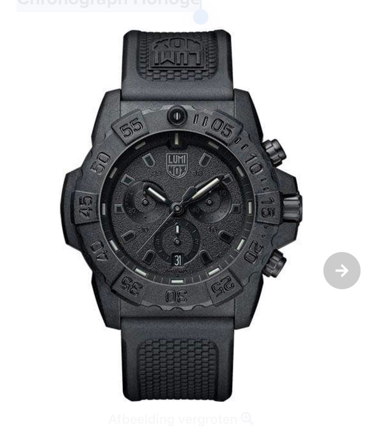 Luminox Sea XS.3581.BO Navy Seal Chronograph Horloge, Ophalen, Zo goed als nieuw