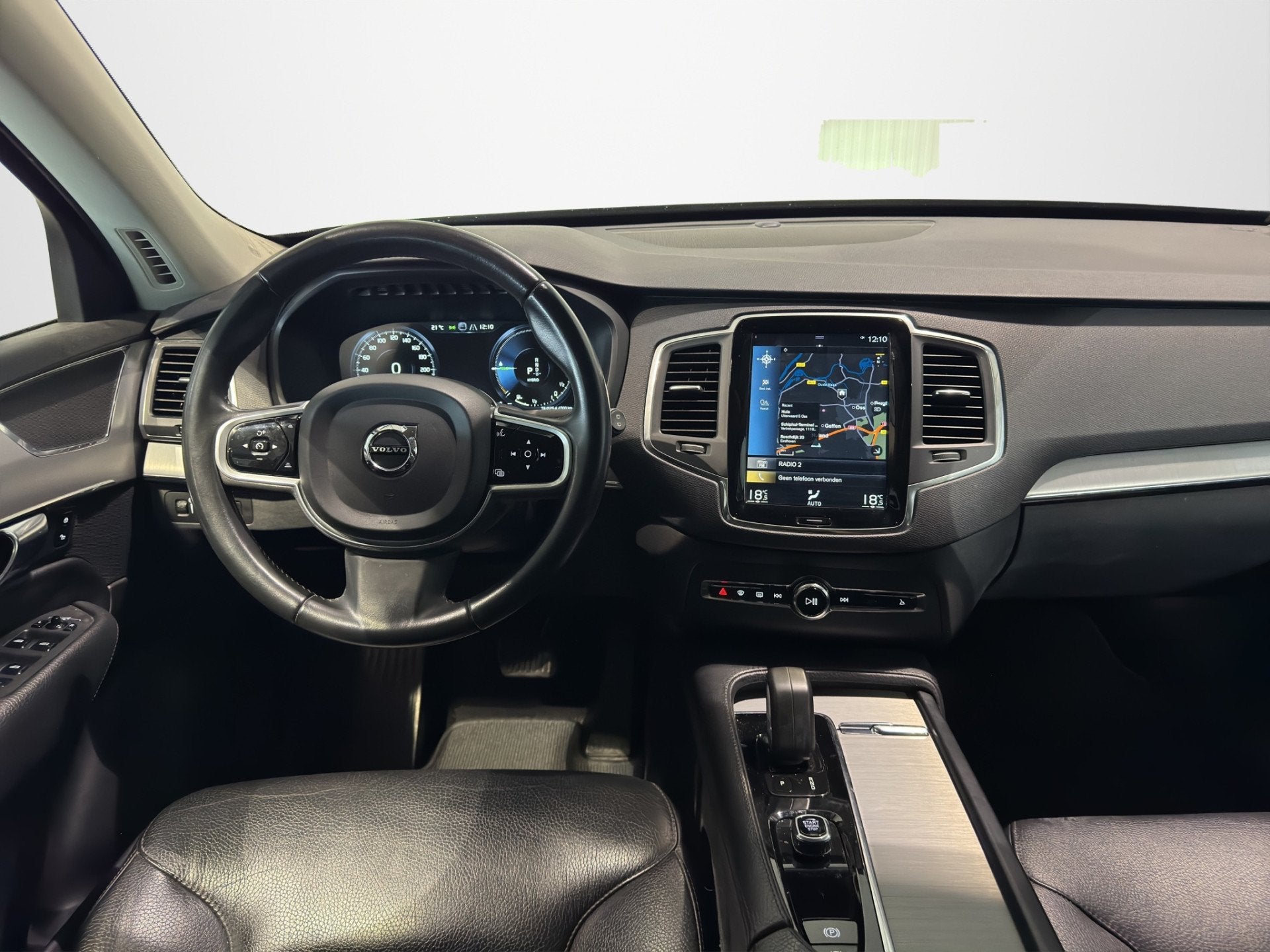 Volvo XC90 T8 Aut Inscription ACC Parkeercamera Leder Trekha, Gebruikt, 4 cilinders, 7 stoelen, Zwart