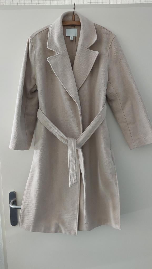 Nette trenchcoat, maat S, Ophalen of Verzenden, Zo goed als nieuw, Maat 38/40 (M), Zwart