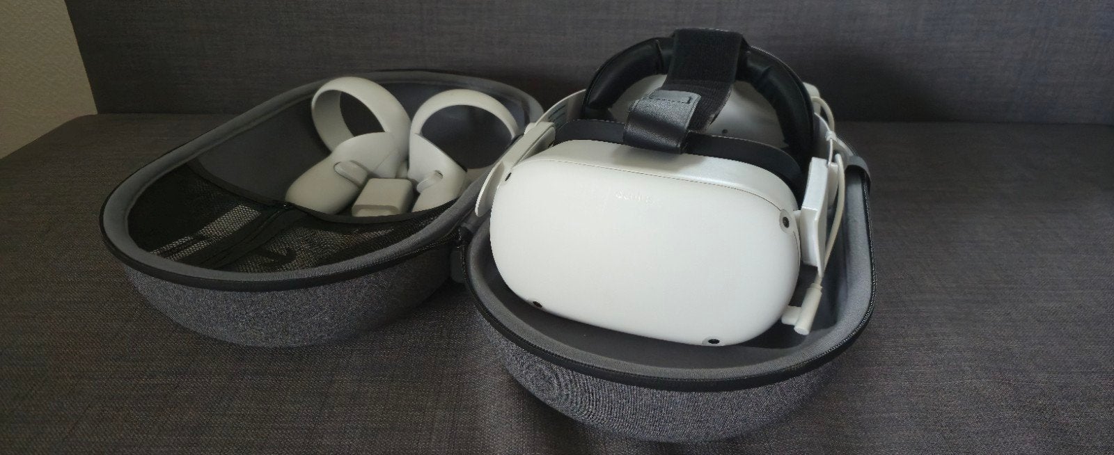 Meta Quest 2 VR bril met Bobo hoofdband en accessoires, Ophalen of Verzenden, Zo goed als nieuw, VR-bril, Overige platformen