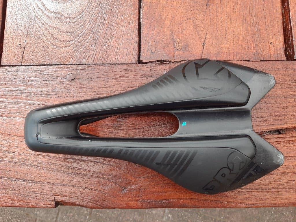 Wielren triatleet zadel, Gebruikt, Leer, Racefiets, Ophalen of Verzenden