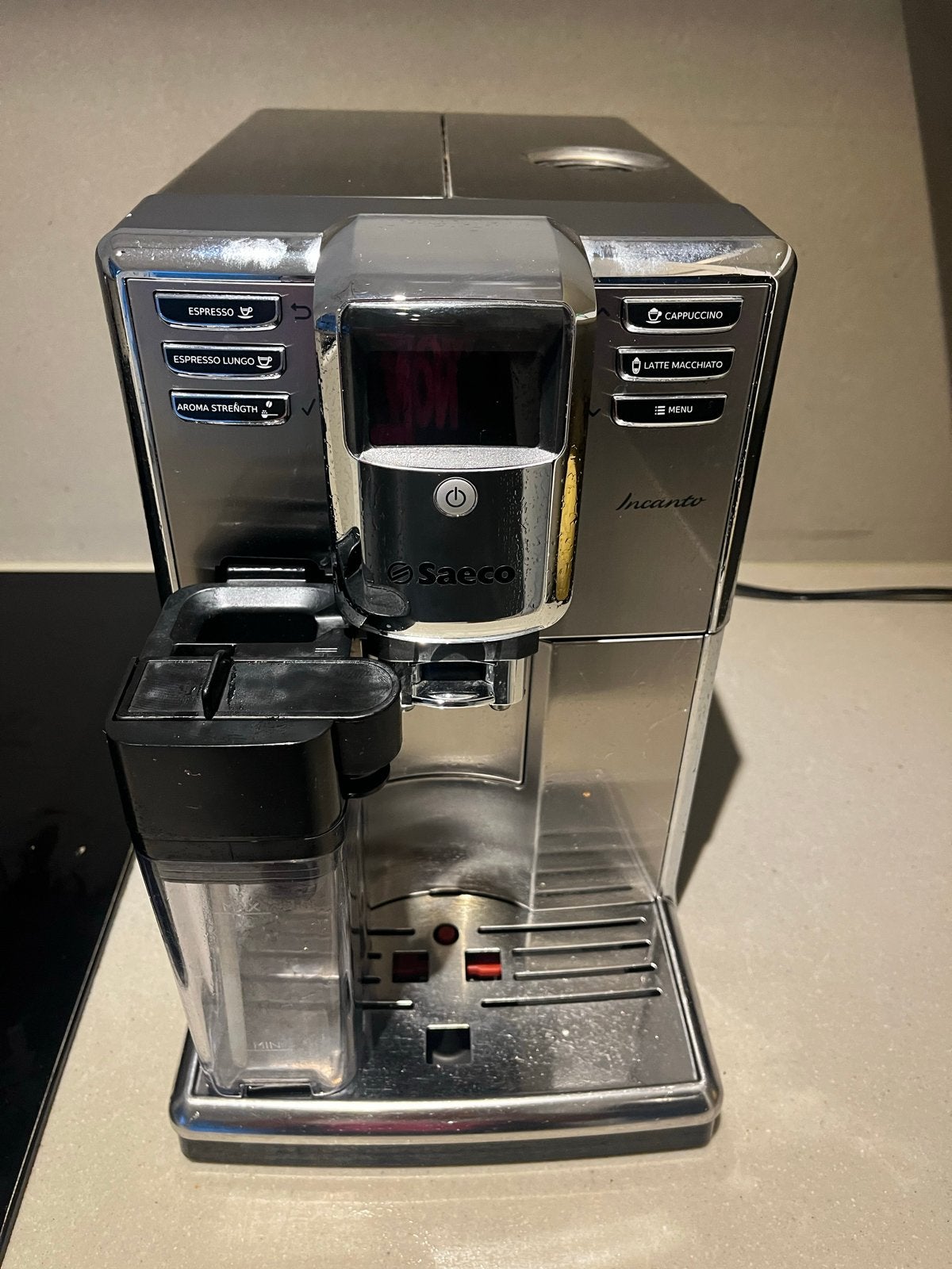 Saeco Incanto Koffiemachine - Volautomatisch Espresso Appara, Ophalen, Afneembaar waterreservoir, Gebruikt, Espresso apparaat