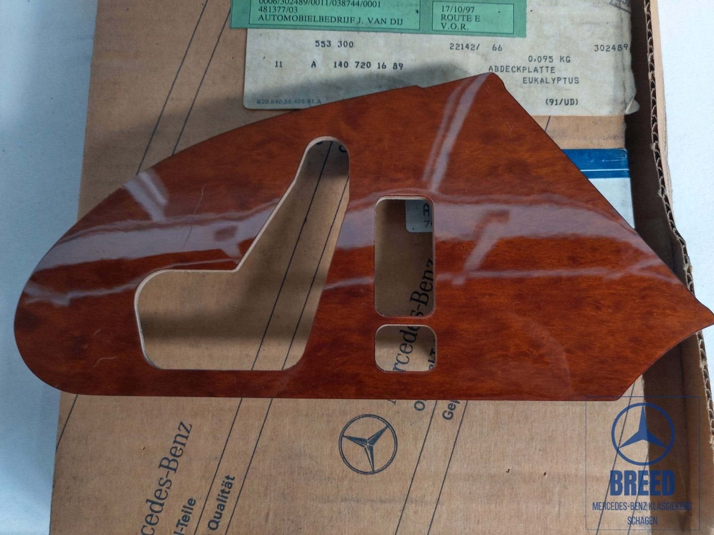NOS Houtinleg stoelverstelling rechts Mercedes-Benz W140, Auto-onderdelen, -, Nieuw, Ophalen of Verzenden, -