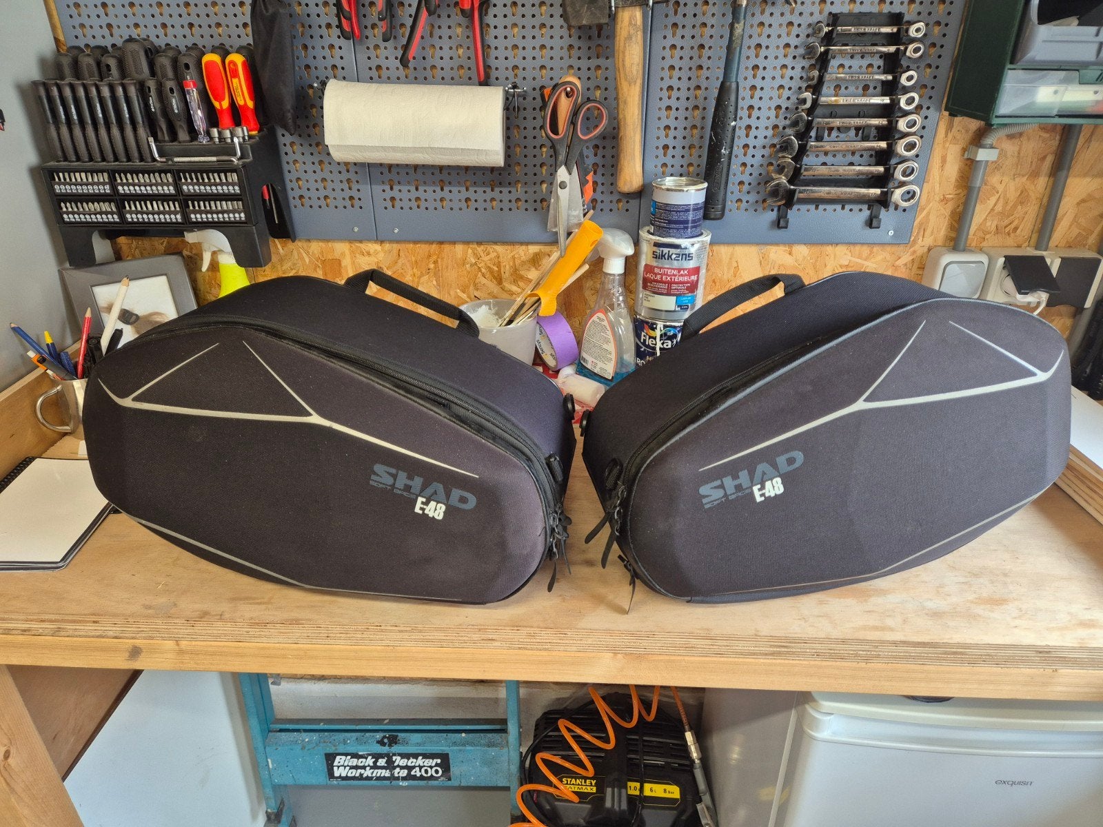 SHAD E-48 Zadeltassen - Set van 2, Ophalen, Gebruikt