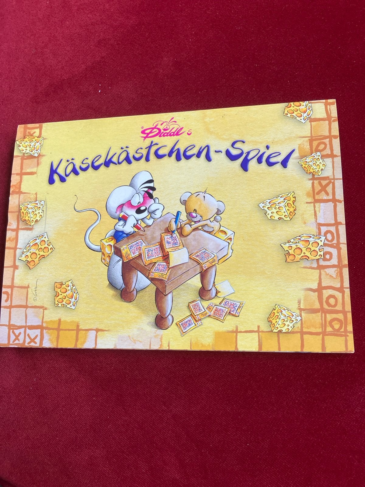 Diddl's Käsekästchen-Spiel - Reisspelblok, Ophalen of Verzenden, Zo goed als nieuw