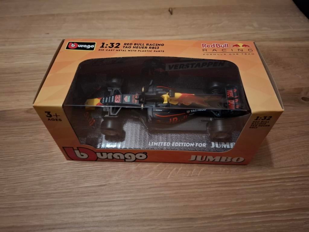 F1 RB13 Modelauto Jumbo - Max Verstappen 2017, Hobby en Vrije tijd, Modelauto's | 1:32, Ophalen of Verzenden, Nieuw, Auto, Overige merken