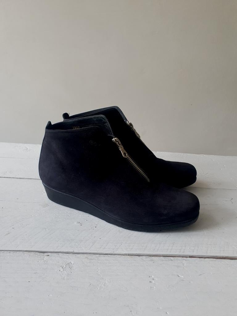 Wolky suède schoenen/laarsjes maat 42, Wolky, Zwart, Lage of Enkellaarzen, Ophalen of Verzenden