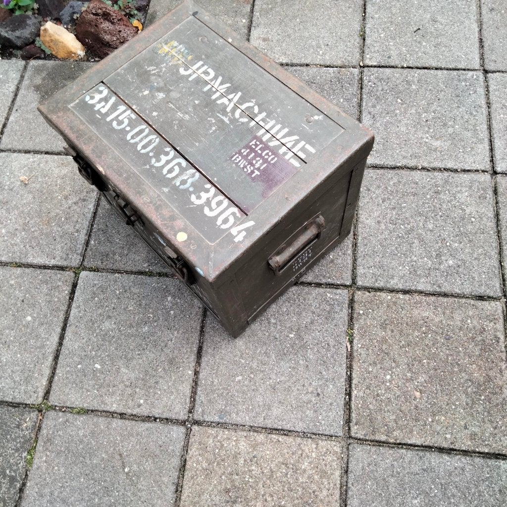 leger kist, Ophalen, Gebruikt
