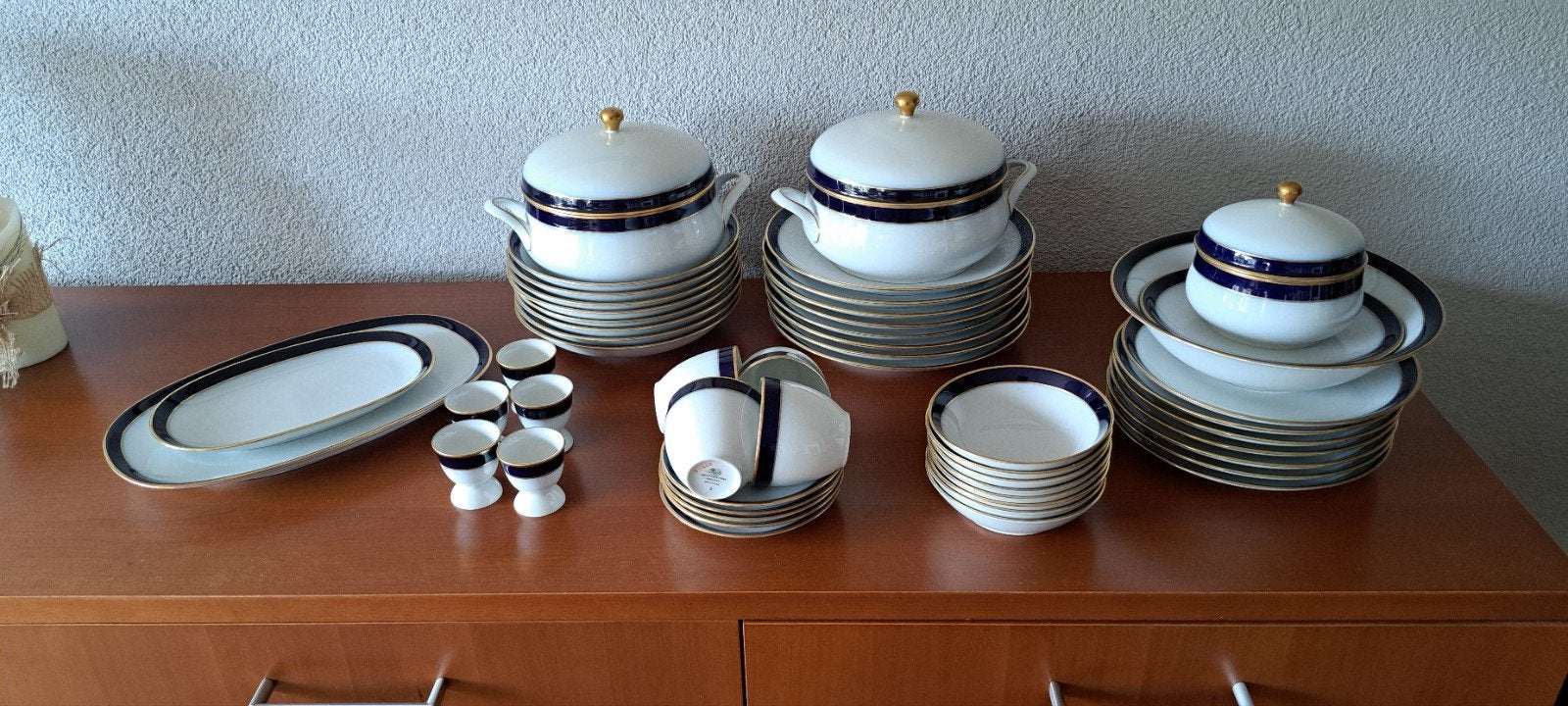 Hutschenreuther Servies, Ophalen, Zo goed als nieuw, Porselein, Overige stijlen