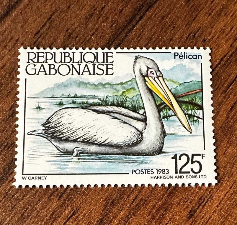 Gabon 1983 Postfris vogels met Pelikaan, Postzegels en Munten, Ophalen of Verzenden, Overige landen, Postfris