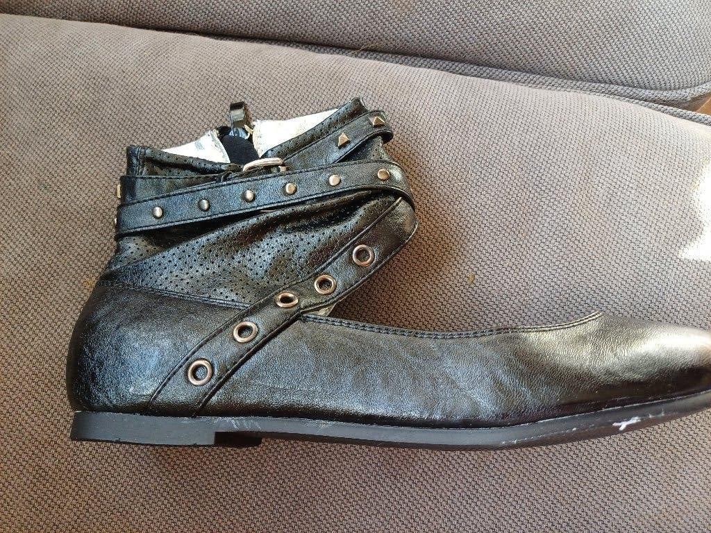 Super leuke ballerina mt 38 merk Claudia Ghizzani, ., Zwart, Zo goed als nieuw, .