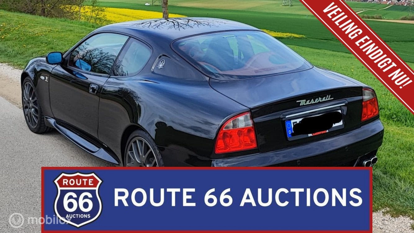Maserati GranSport | 2006 | Route 66 Auctions, Auto's, Maserati, Gebruikt, Overige carrosserieën, Zwart, Bedrijf