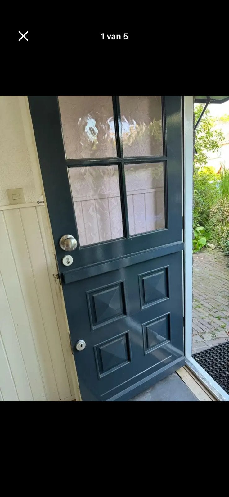 Buitendeur, Ophalen of Verzenden, Zo goed als nieuw