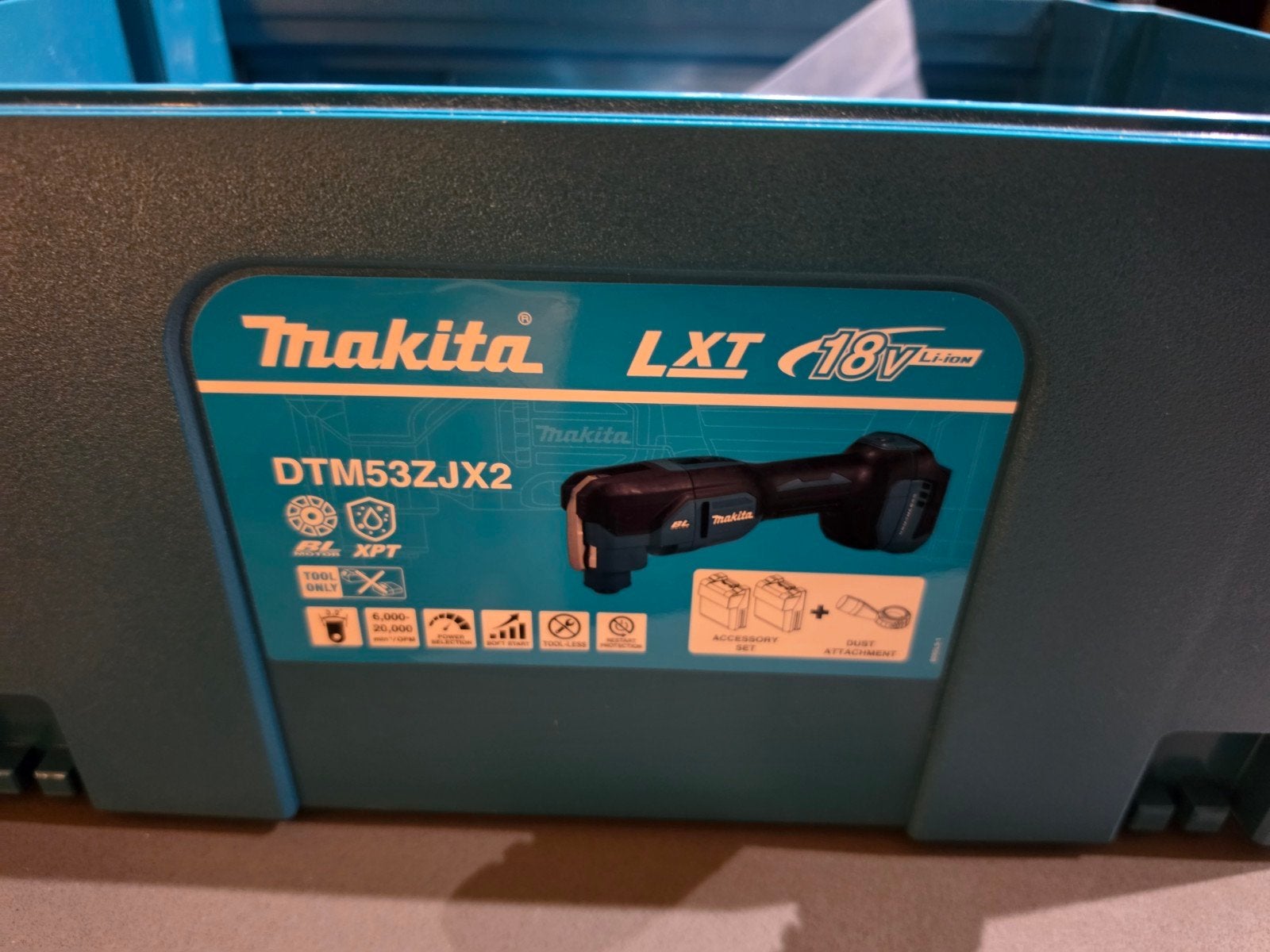 Makita DTM53ZJX2 Multitool 18V LXT (Zonder accu), Verzenden, Nieuw