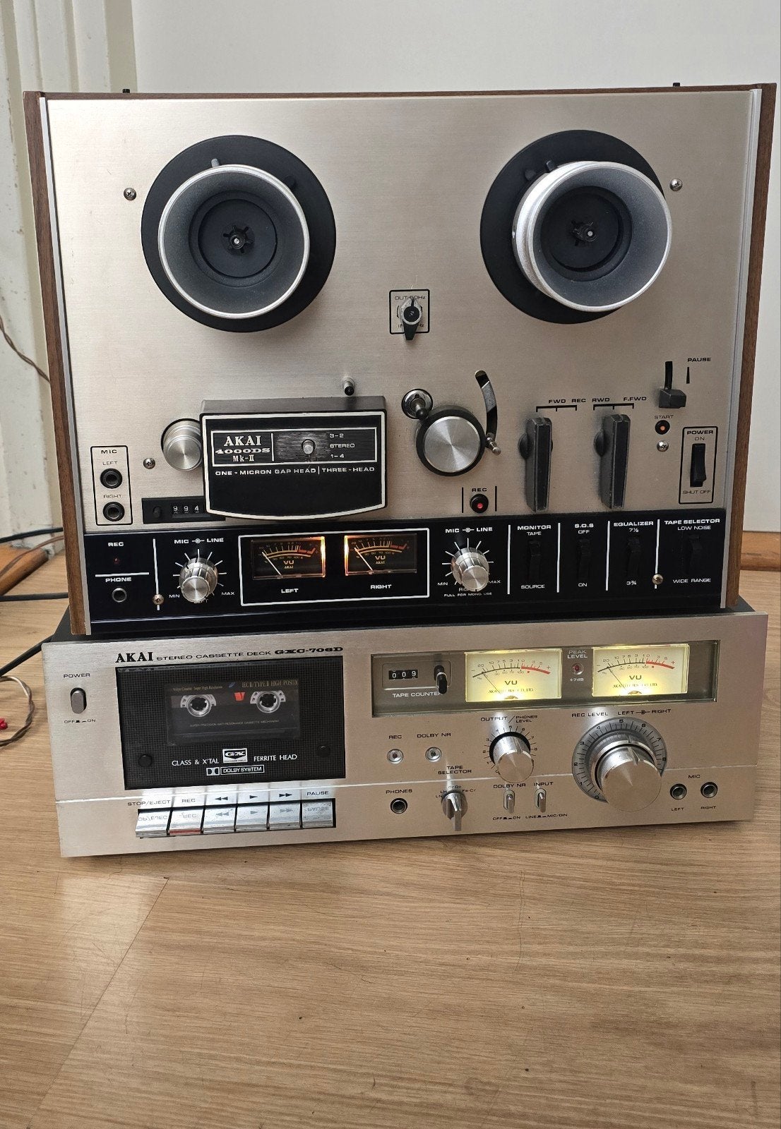 Akai 4000DS MK-II Bandrecorder & GXC-706D Cassettedeck, Ophalen, Bandrecorder