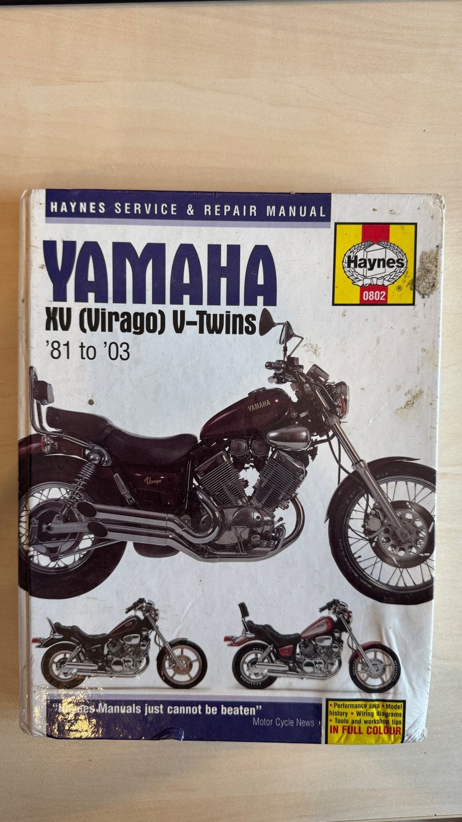 Haynes Manual Yamaha XV (Virago) V-Twins, Motoren, Handleidingen en Instructieboekjes, Ophalen of Verzenden, Yamaha