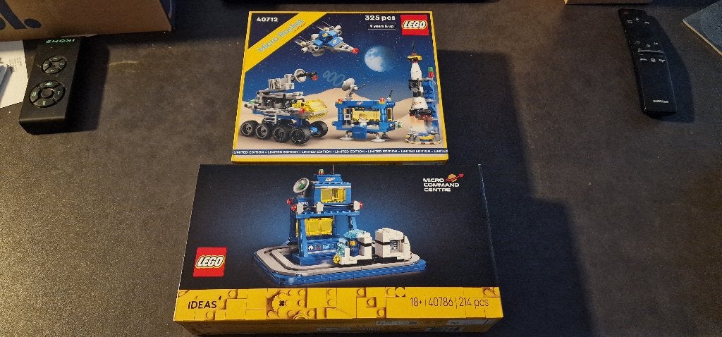 Nieuw: Lego 40712 + 40786 Micro space sets IDEAS, Lego, Nieuw, Ophalen of Verzenden, Space