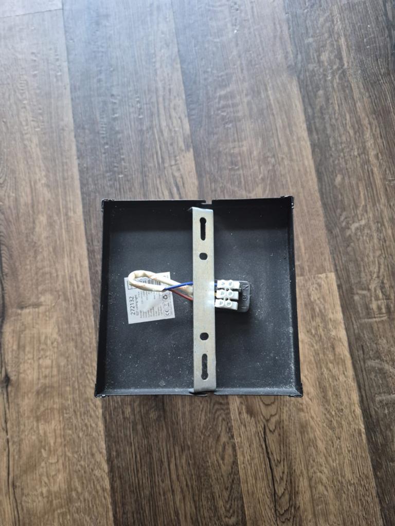 Zwarte Kubus Wand of plafond lamp - Modern Design, Ophalen of Verzenden, Zo goed als nieuw, Modern, Industrieel, Minimalistisch
