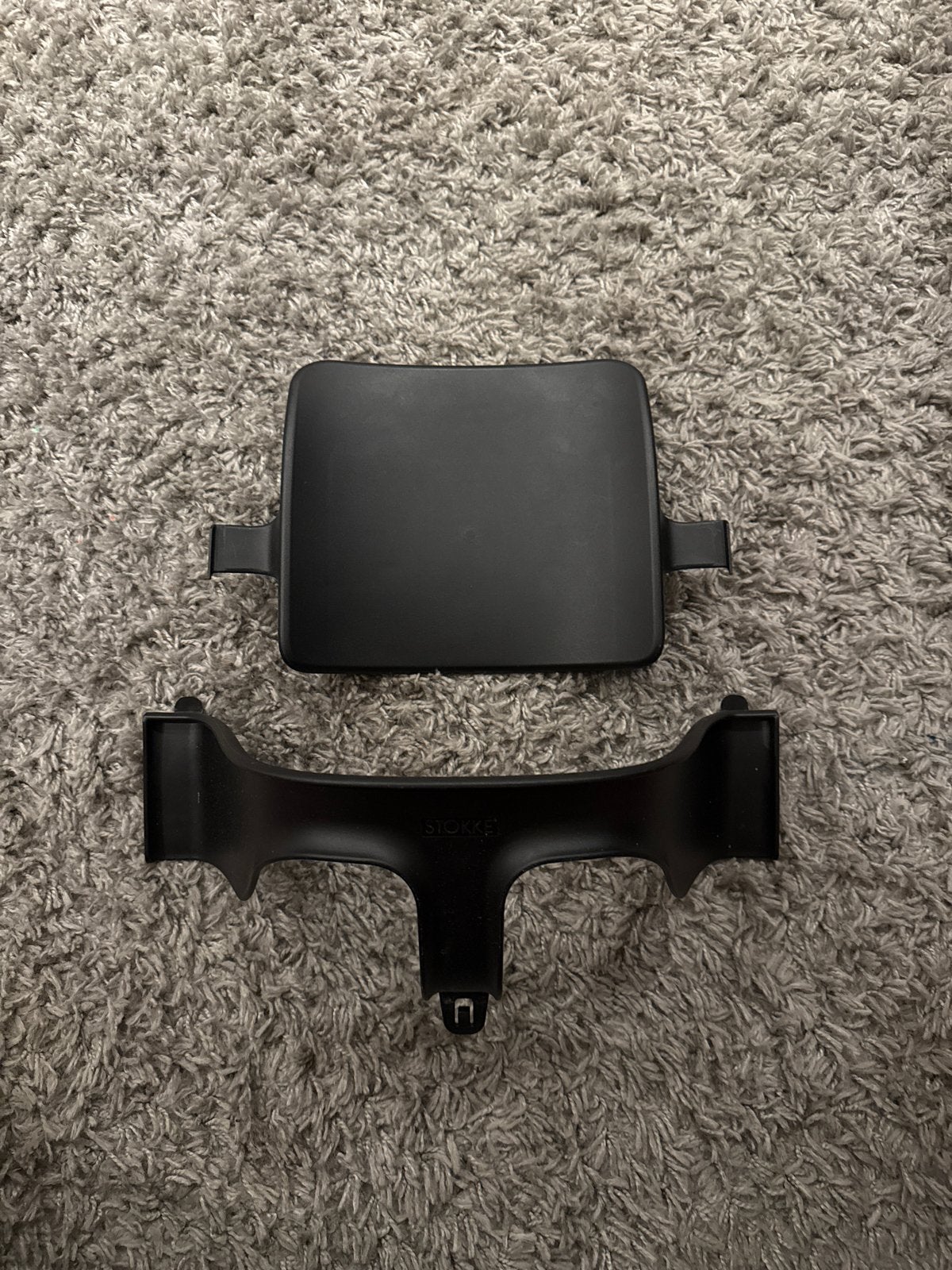 Stokke Tripp Trapp Babyset V2 Zwart (2 stuks beschikbaar), Kinderen en Baby's, Ophalen of Verzenden, Zo goed als nieuw, Overige typen