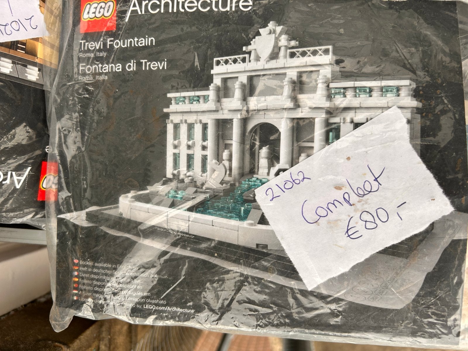 LEGO Architecture 21062 Trevi Fountain - Compleet, Ophalen of Verzenden, Gebruikt, Overige merken