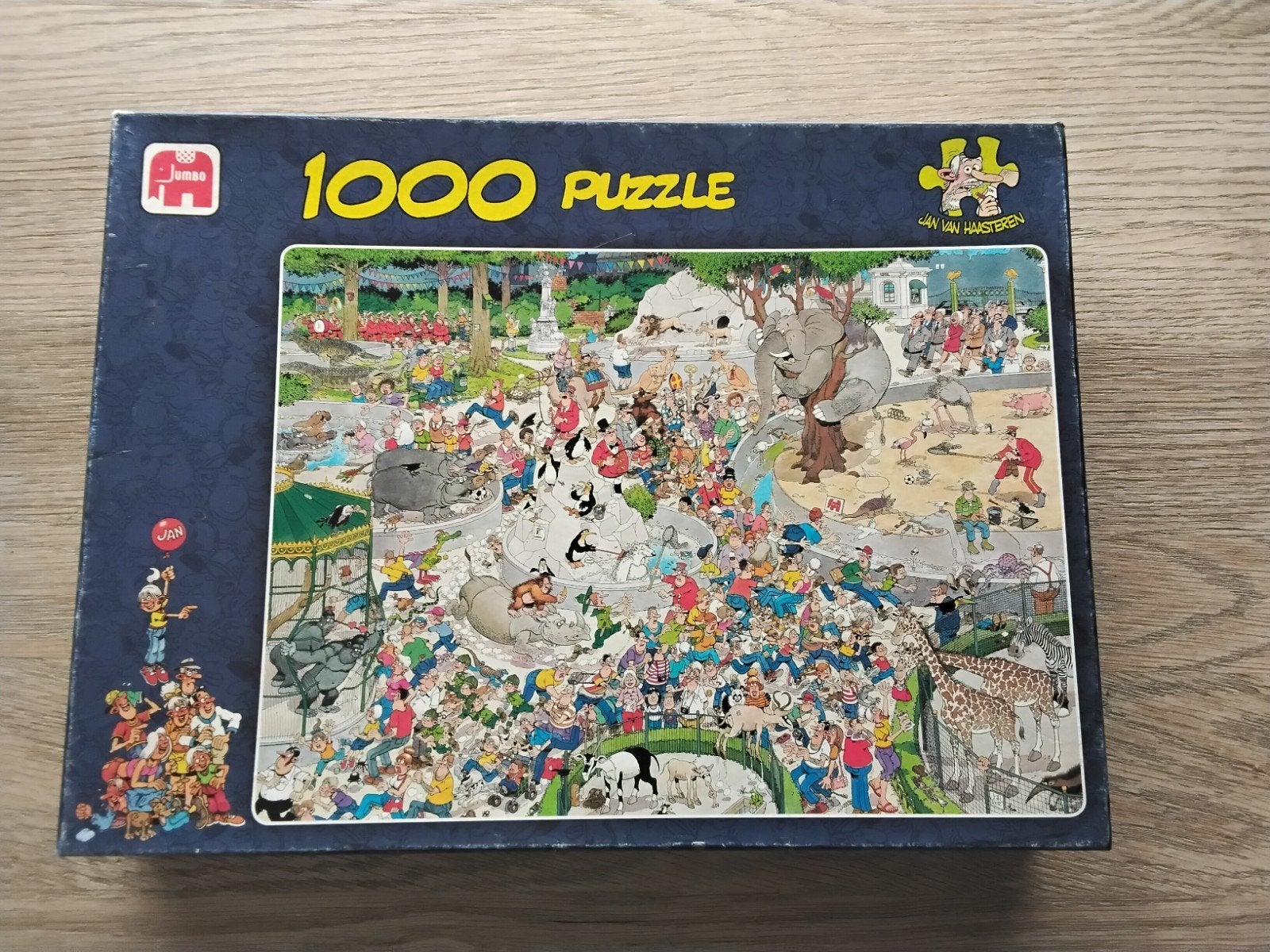 Jan van Haasteren - Dierentuin Artis, Ophalen, 500 t/m 1500 stukjes, Gebruikt, Legpuzzel